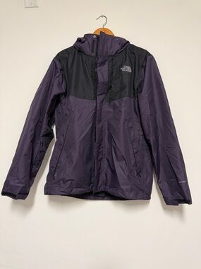 The North Face Purple and Black Waterproof Shell Jacket